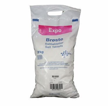 High grade small capsule tablet salt manufactured specifically for water softeners. 25kgs bag
