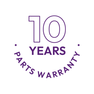 Britain_No circle 10 Years Parts Warranty Icon