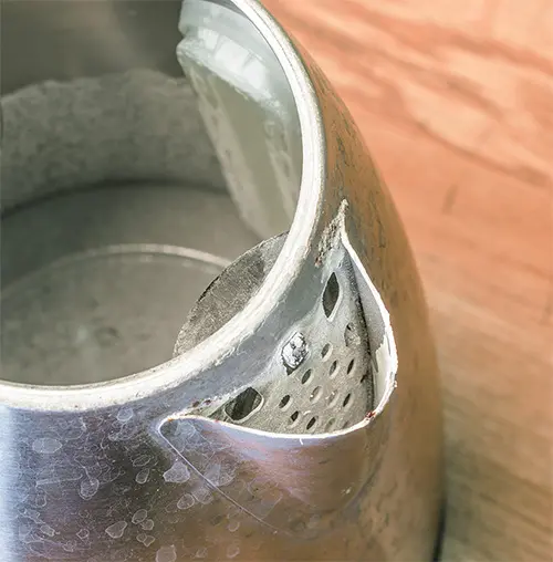 Kettle with Limescale Buildup