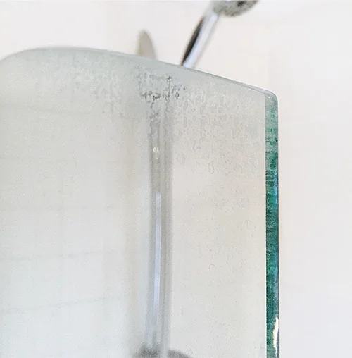 Limescale on showerscreen