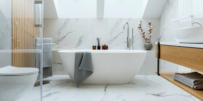 marble bathroom