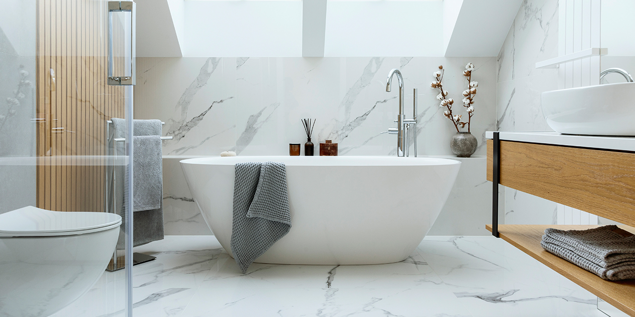 marble bathroom